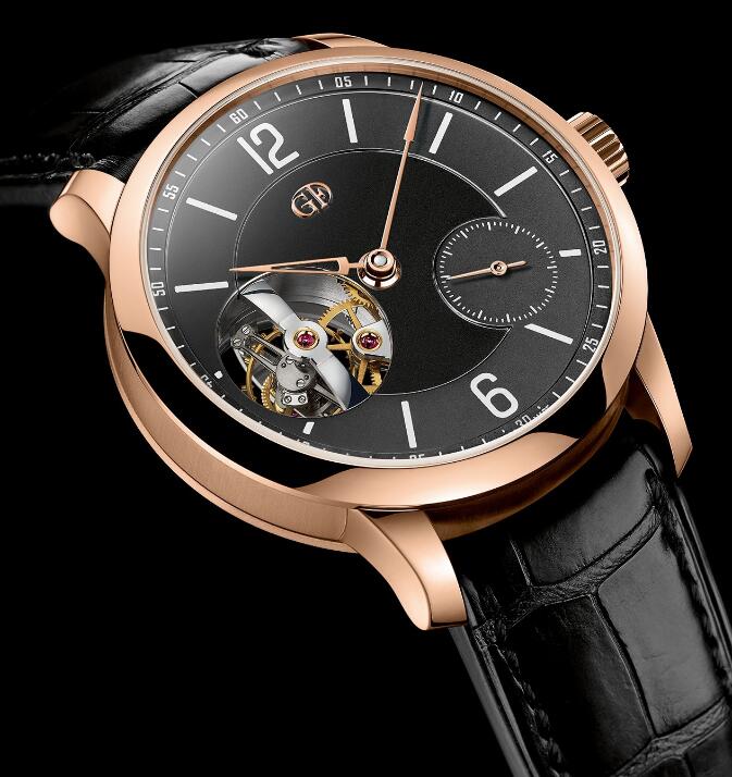 Review Fake Greubel Forsey Tourbillon 24 Secondes Vision Red Gold Black Dial luxury watches - Click Image to Close